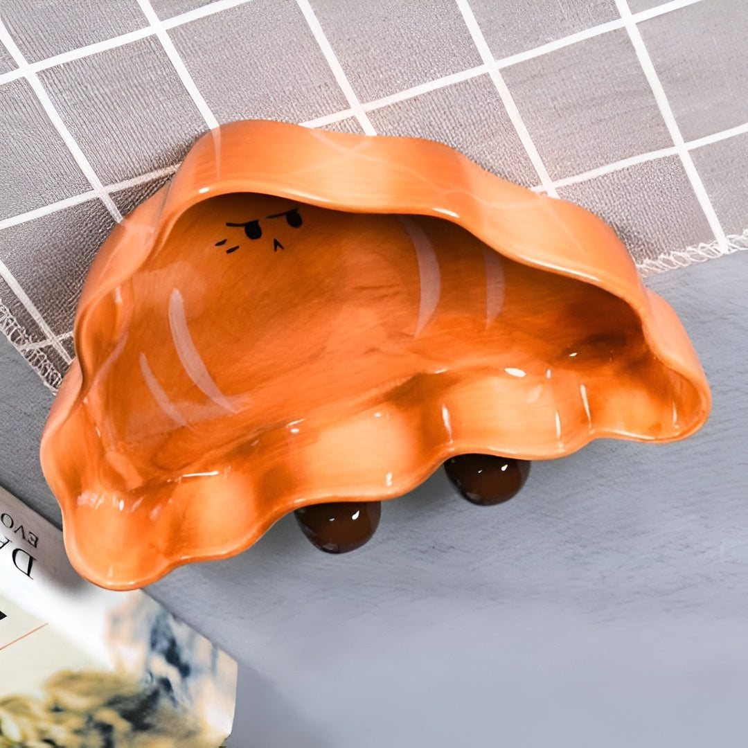 Cute Croissant Ceramic Plate