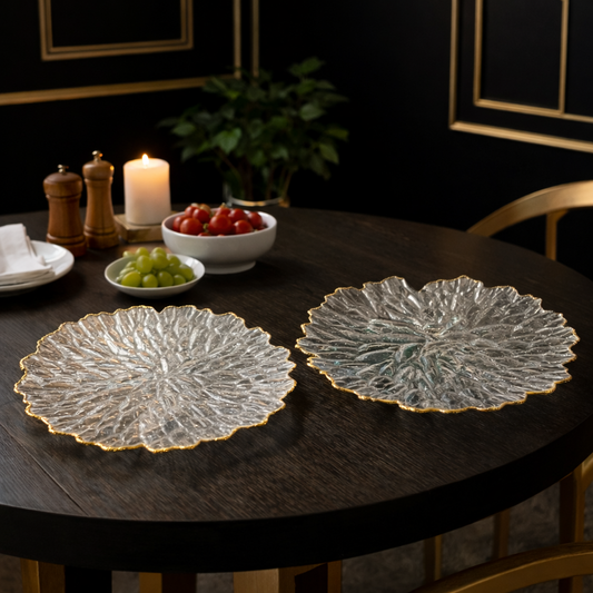 Crystal Glass Serving Plates(Small size)