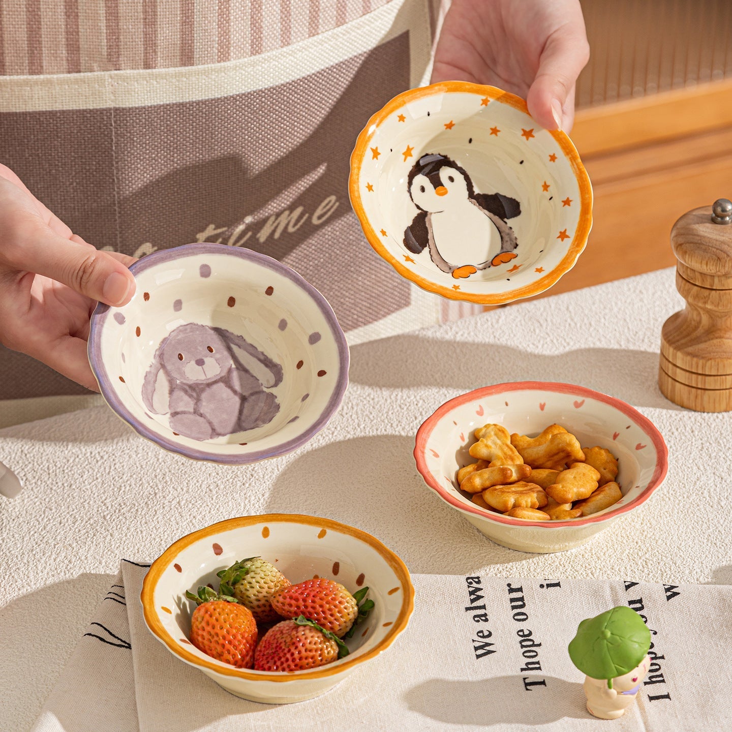 Cute Animal Ceramic Bowls