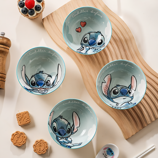 Disney Stitch Bowl Set