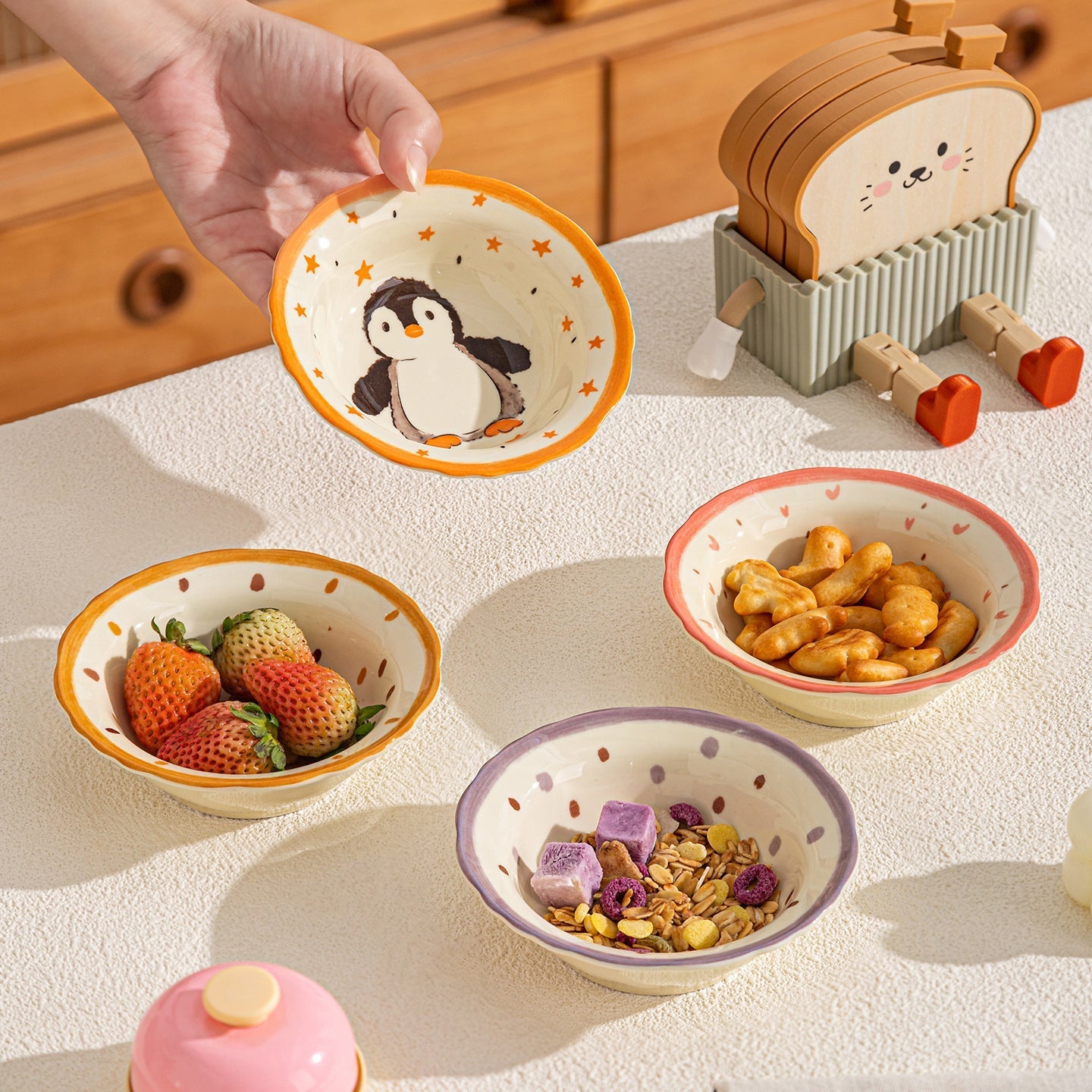 Cute Animal Ceramic Bowls