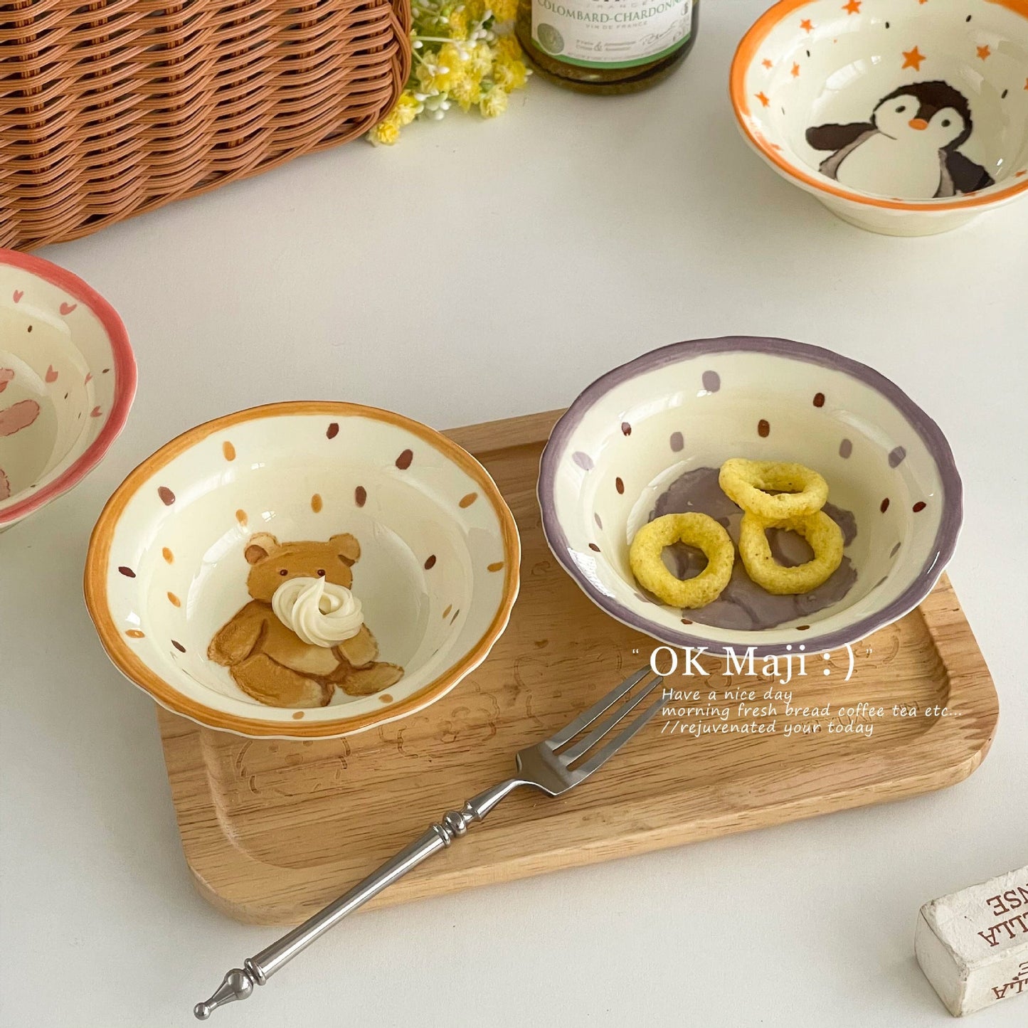Cute Animal Ceramic Bowls