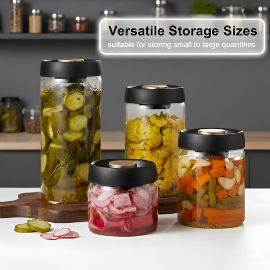 Vacuum Press Storage Jars