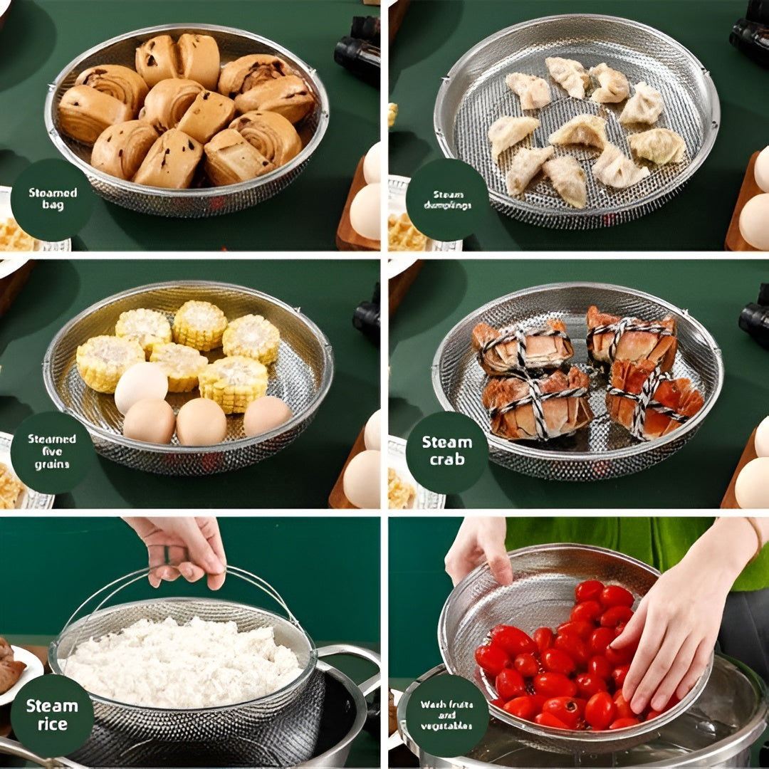 Stainless Steel Steaming Basket