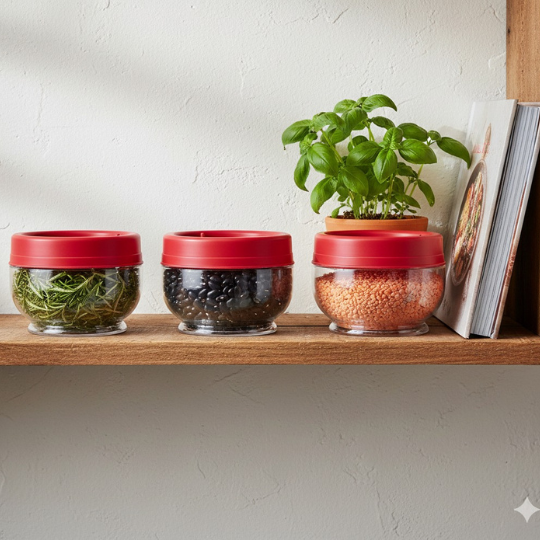 Stackable Food Jars