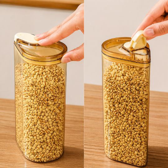 Rotating Grain Storage Container