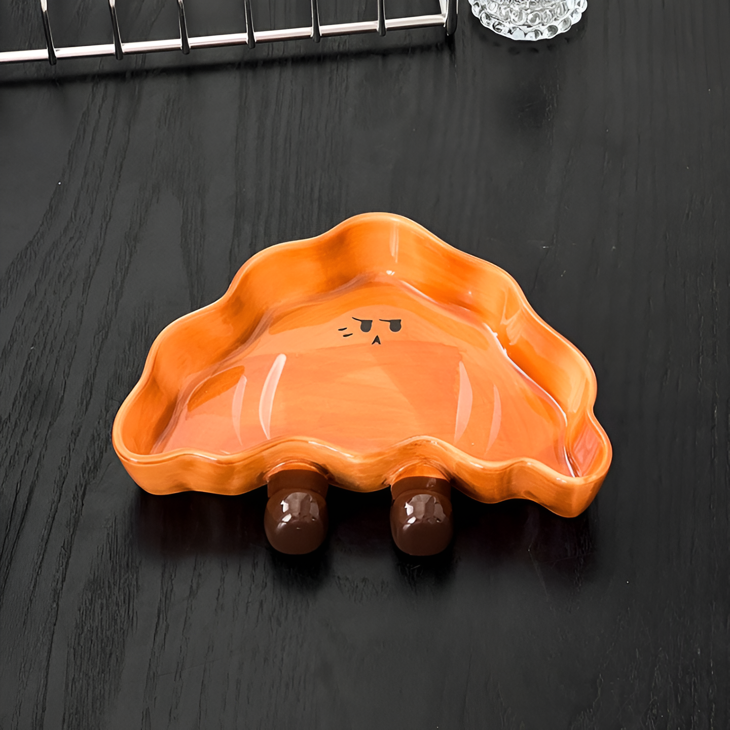 Cute Croissant Ceramic Plate